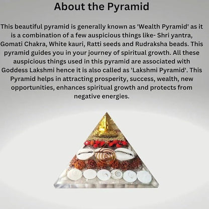 Magical Crystal Wealth Pyramid Original